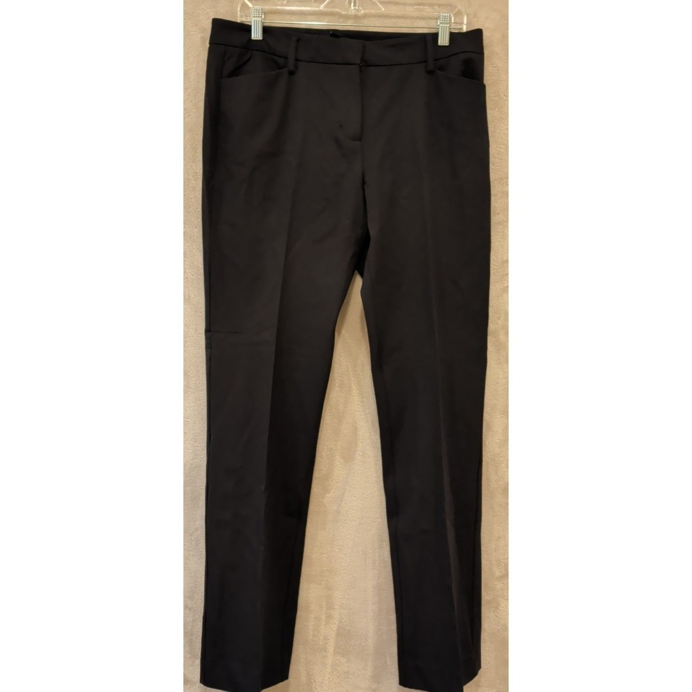 41 Hawthorn Black Dress Pants Womens Size 8 Stretch Career Straight Leg
